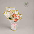 Peach Bloom – 22 Piece Artificial Flower Bouquet